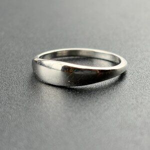 Vtg Signed Miabella Minimalist Italy 925 Sterling Silver Comfort Fit Ring Sz 8